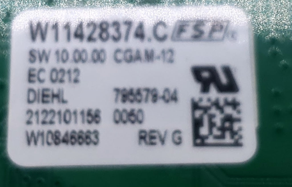 Whirlpool Range Control  W11428374