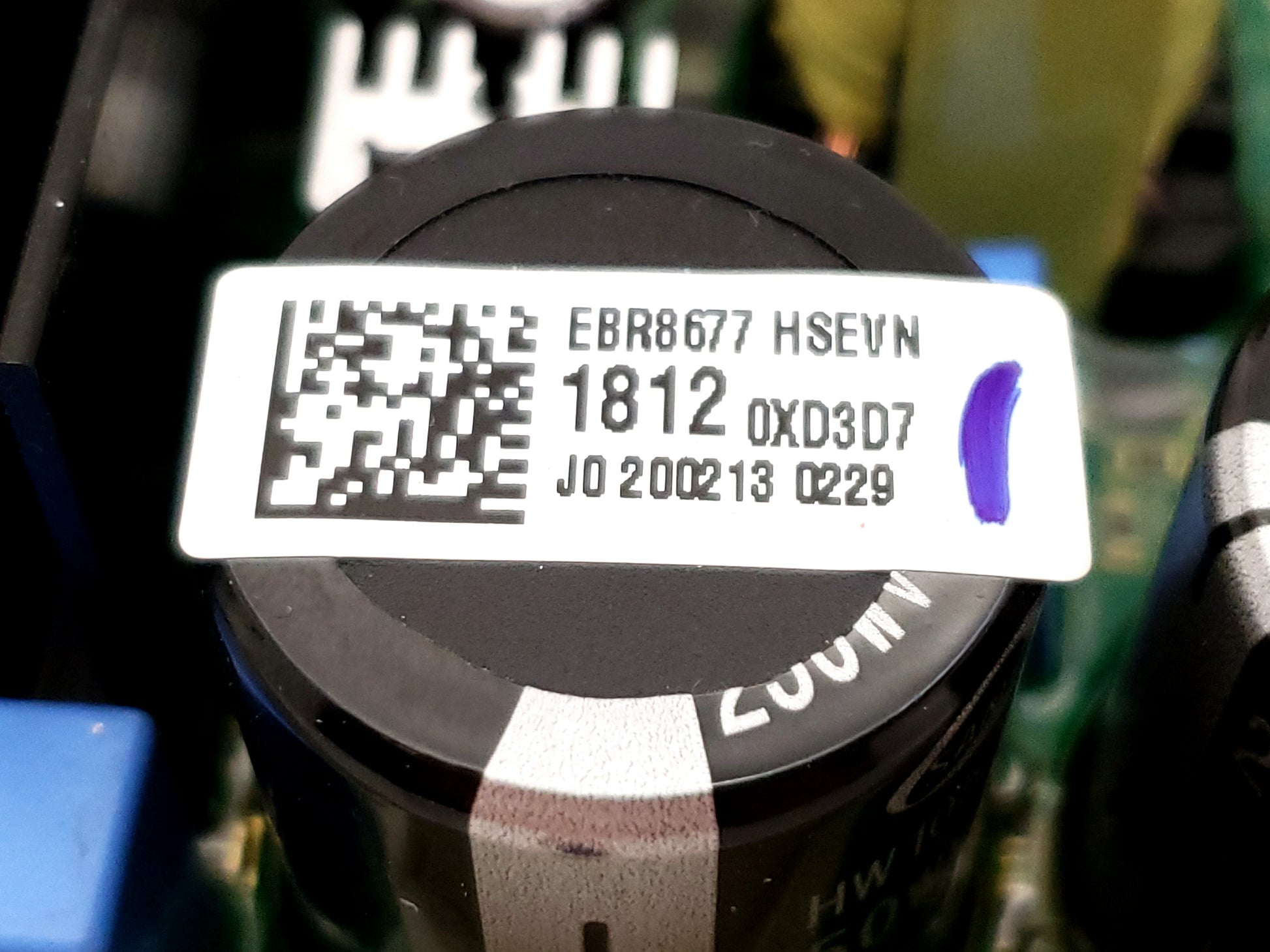 LG Washer Control EBR86771812