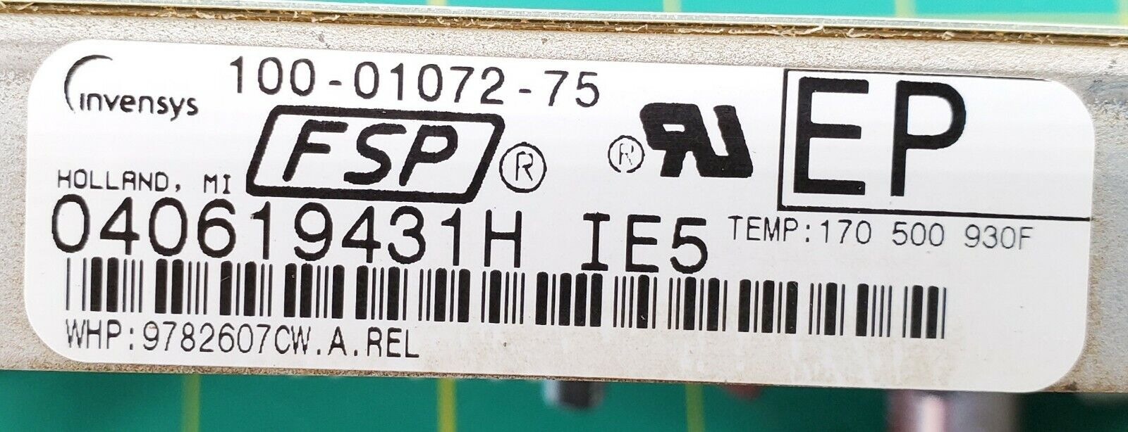 Whirlpool Range Control 9782607