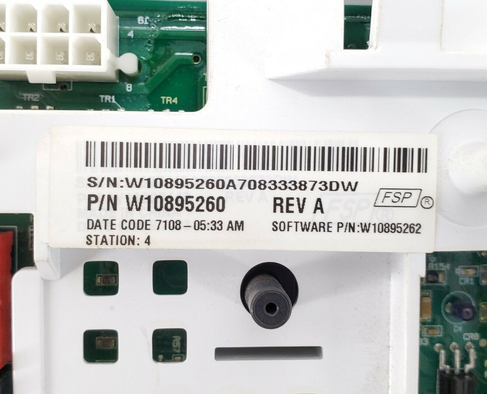 Kenmore Washer Control W10895260