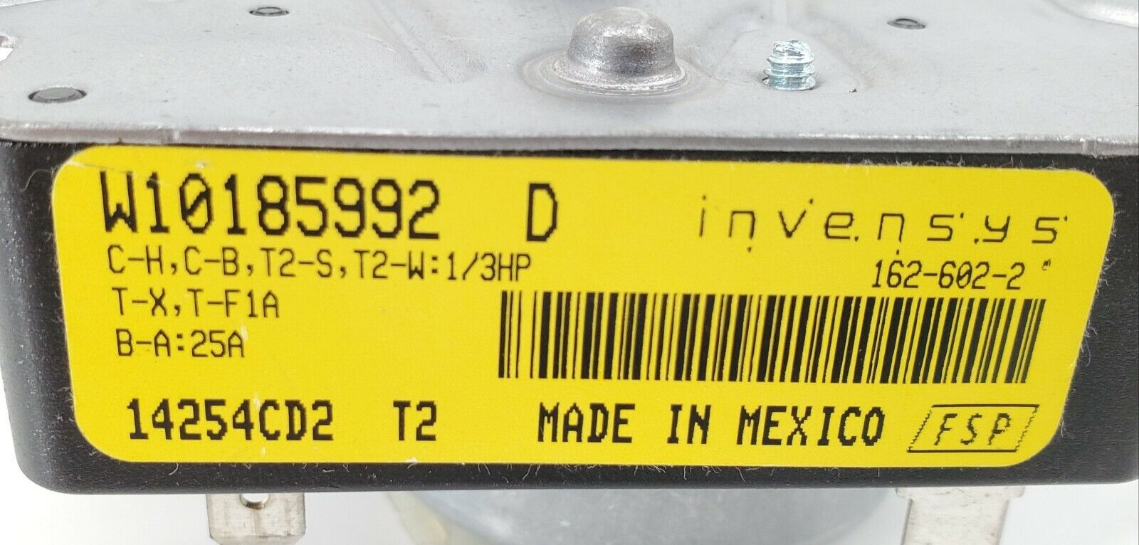Maytag Dryer Timer W10185992