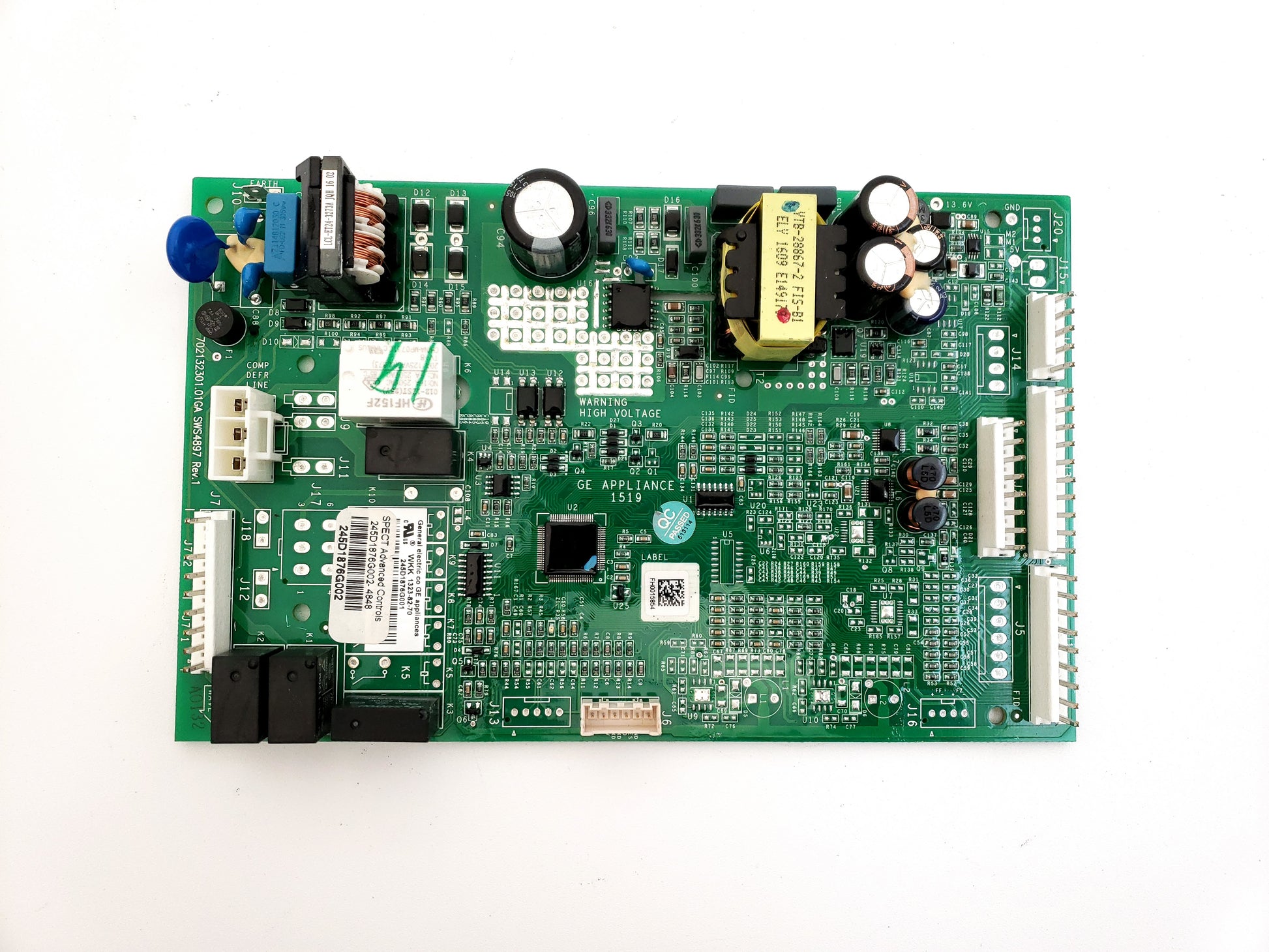 GE Refrigerator Control Board 245D1876G002