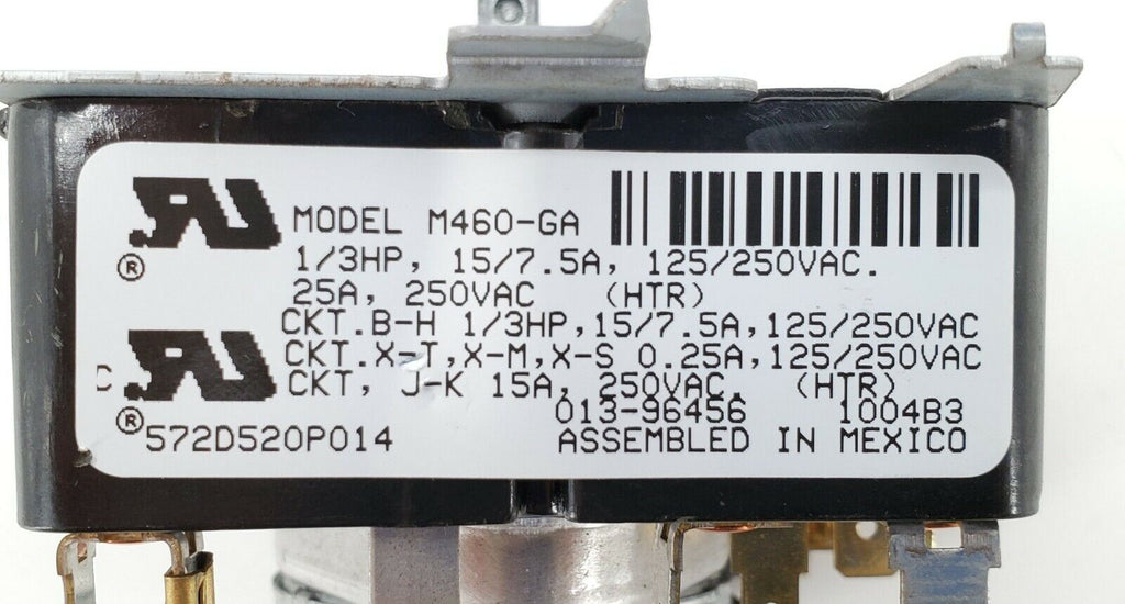 GE Dryer Timer 572D520P014