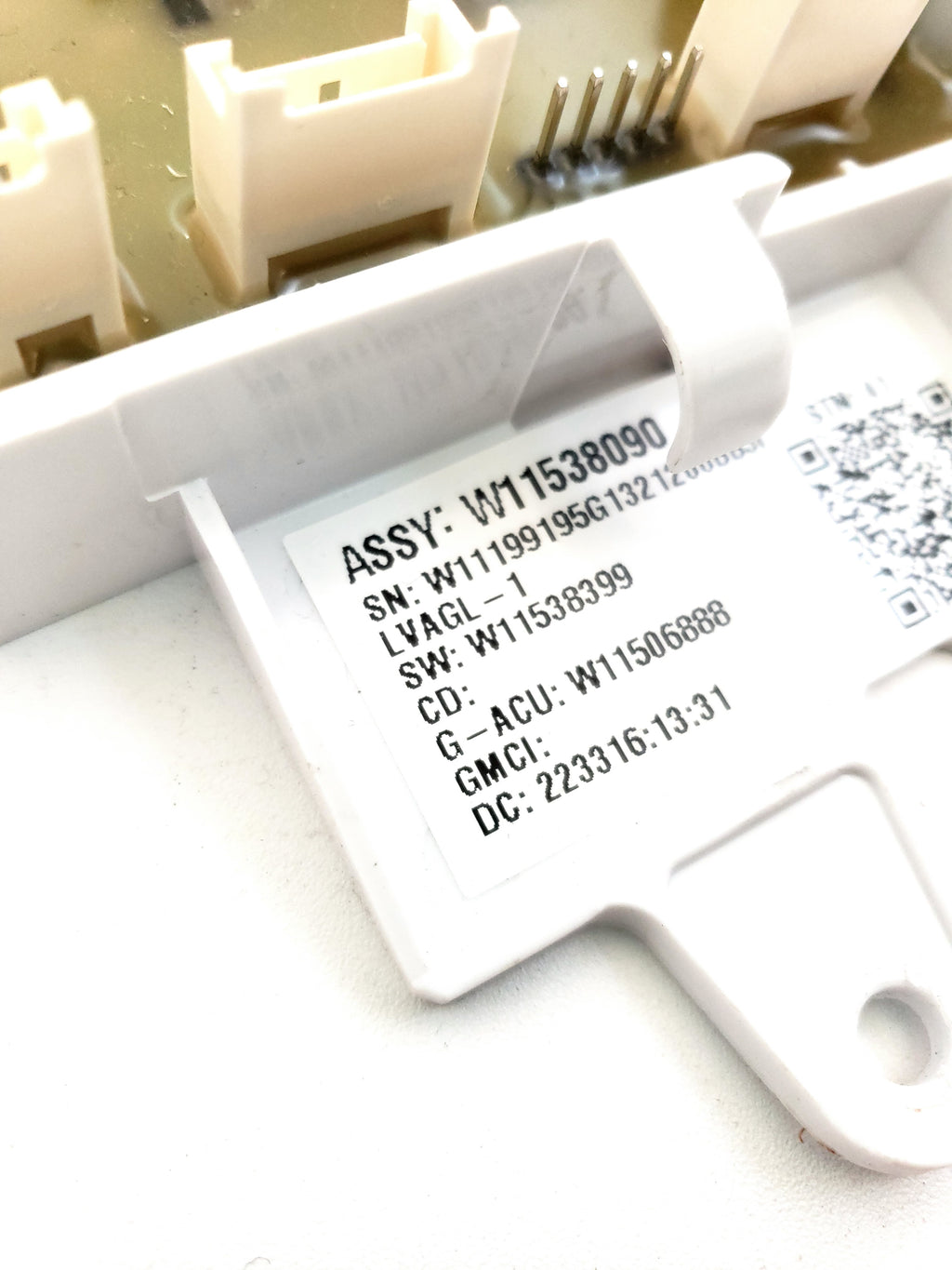 Whirlpool Washer Control Board W11538090