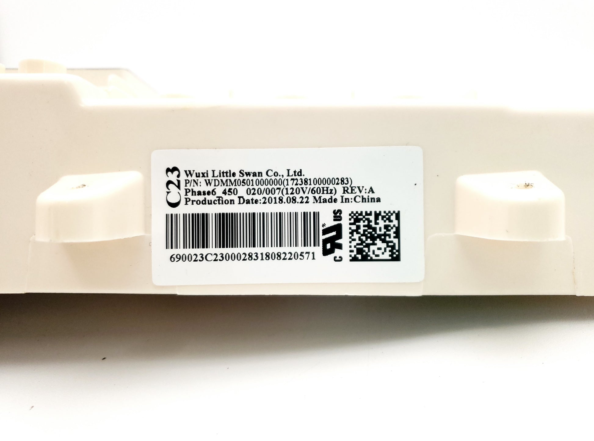Hisense Washer Control 17238100000283
