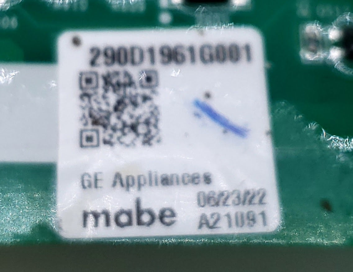 GE Washer Control  290D1961G001