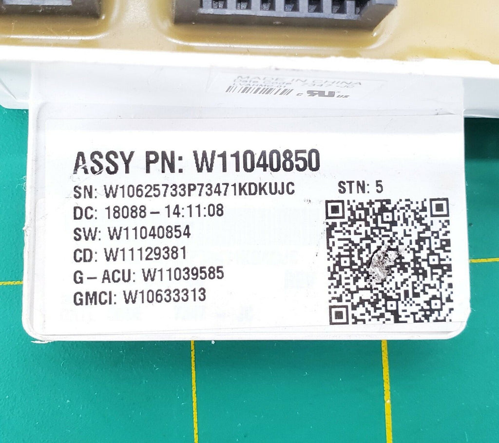 Whirlpool Washer Control  W11040850