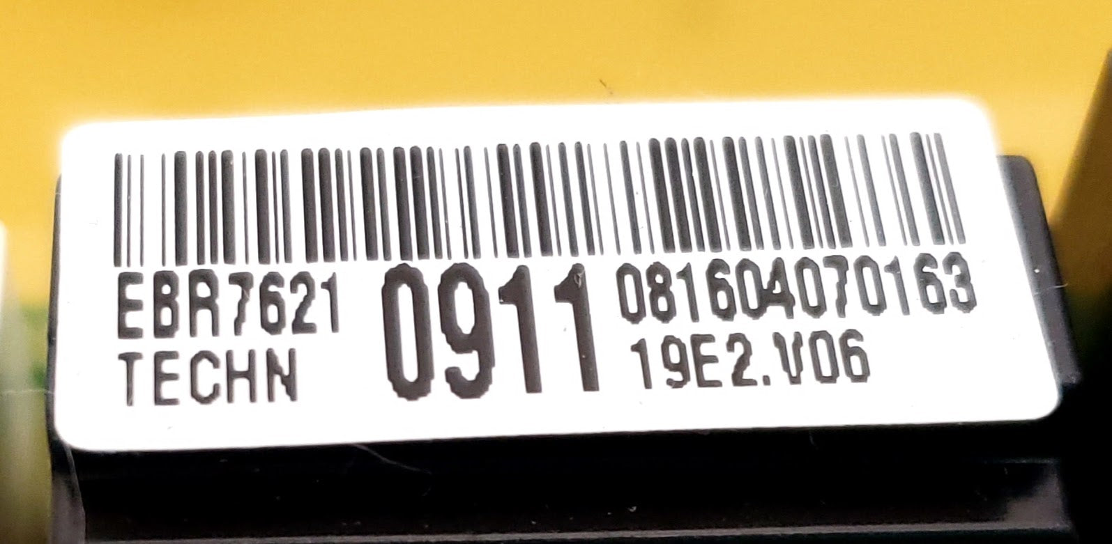 LG Dryer Control EBR76210911