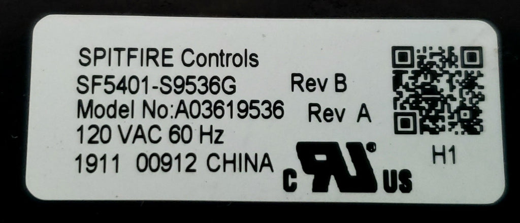 Frigidaire Range Control  A03619536