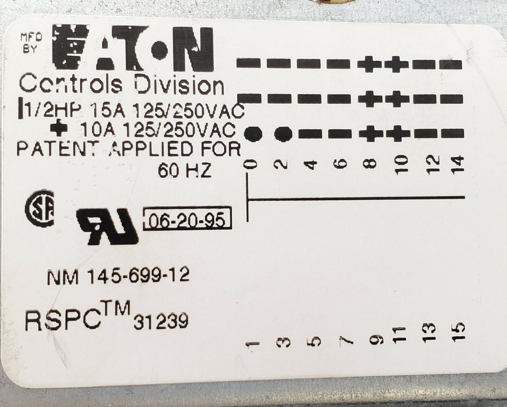 Genuine OEM Amana Washer Timer 31239 Free Same Day Shipping Lifetime Warranty