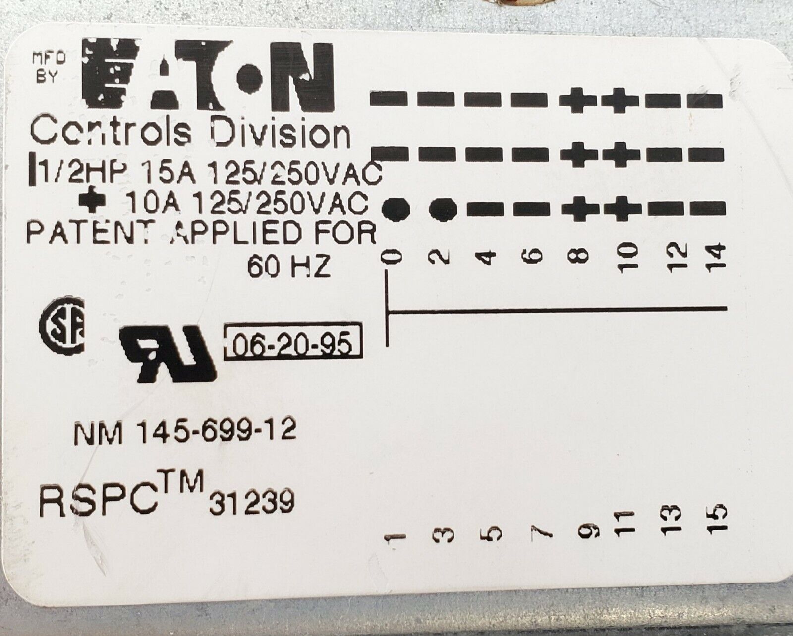 Genuine OEM Amana Washer Timer 31239 Free Same Day Shipping Lifetime Warranty