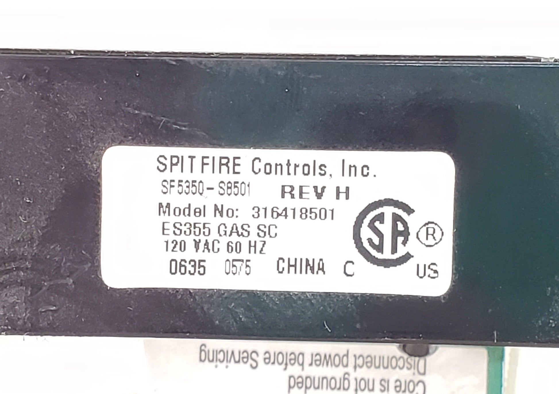 Kenmore Range Control 316418501