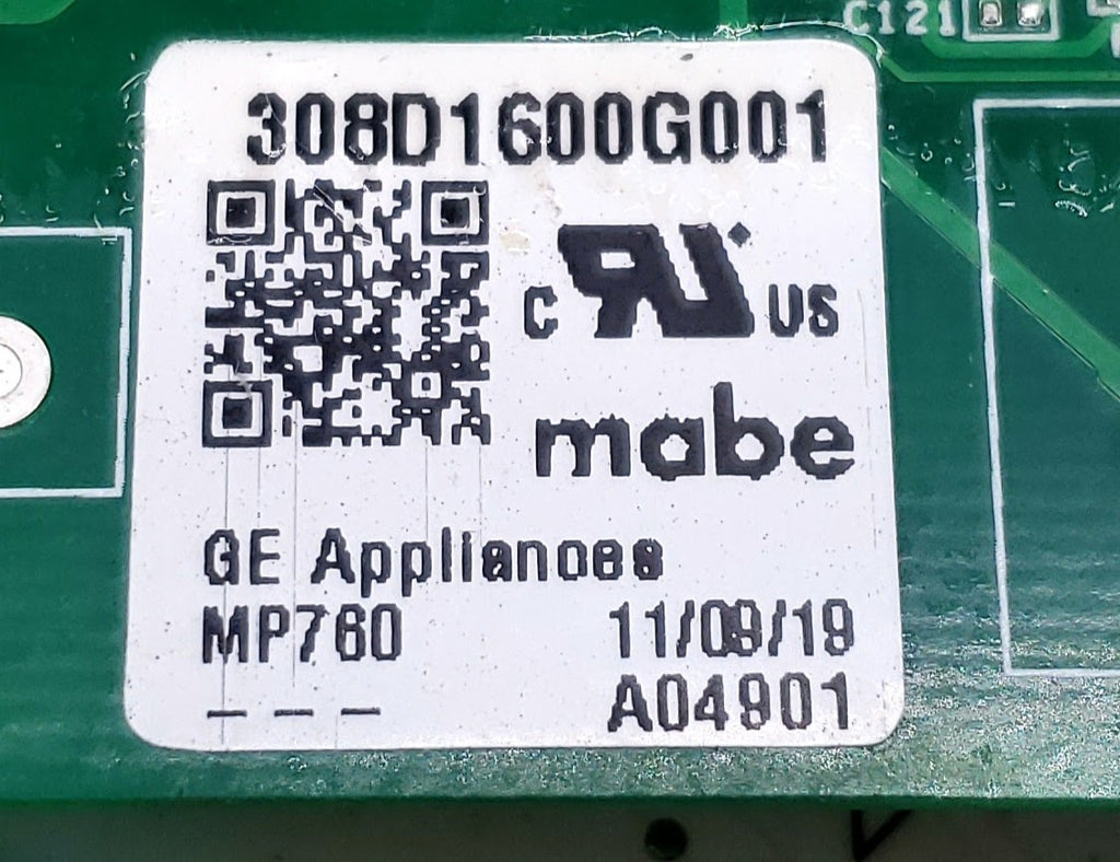 GE Dryer Control 308D1600G001