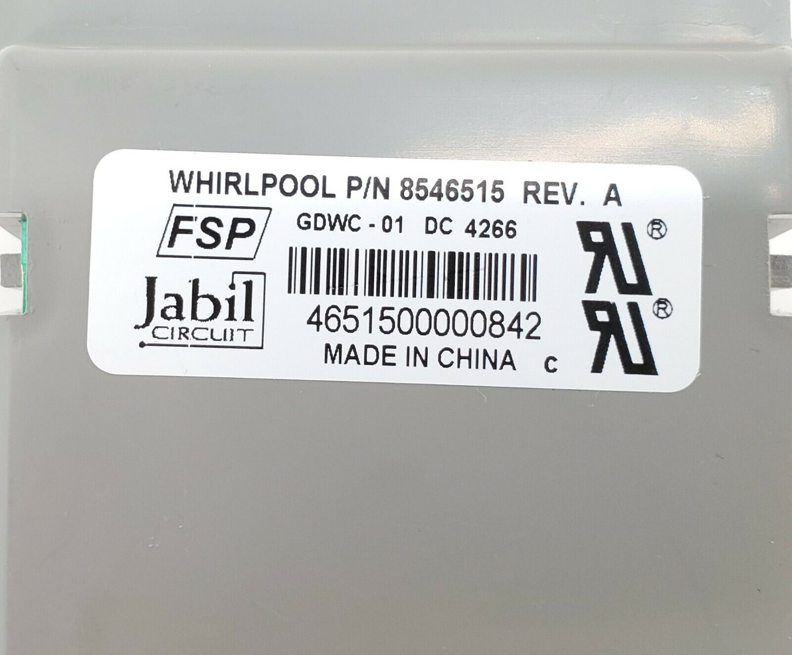 OEM Whirlpool Dishwasher Control 8546514 Same Day Ship Lifetime Warranty