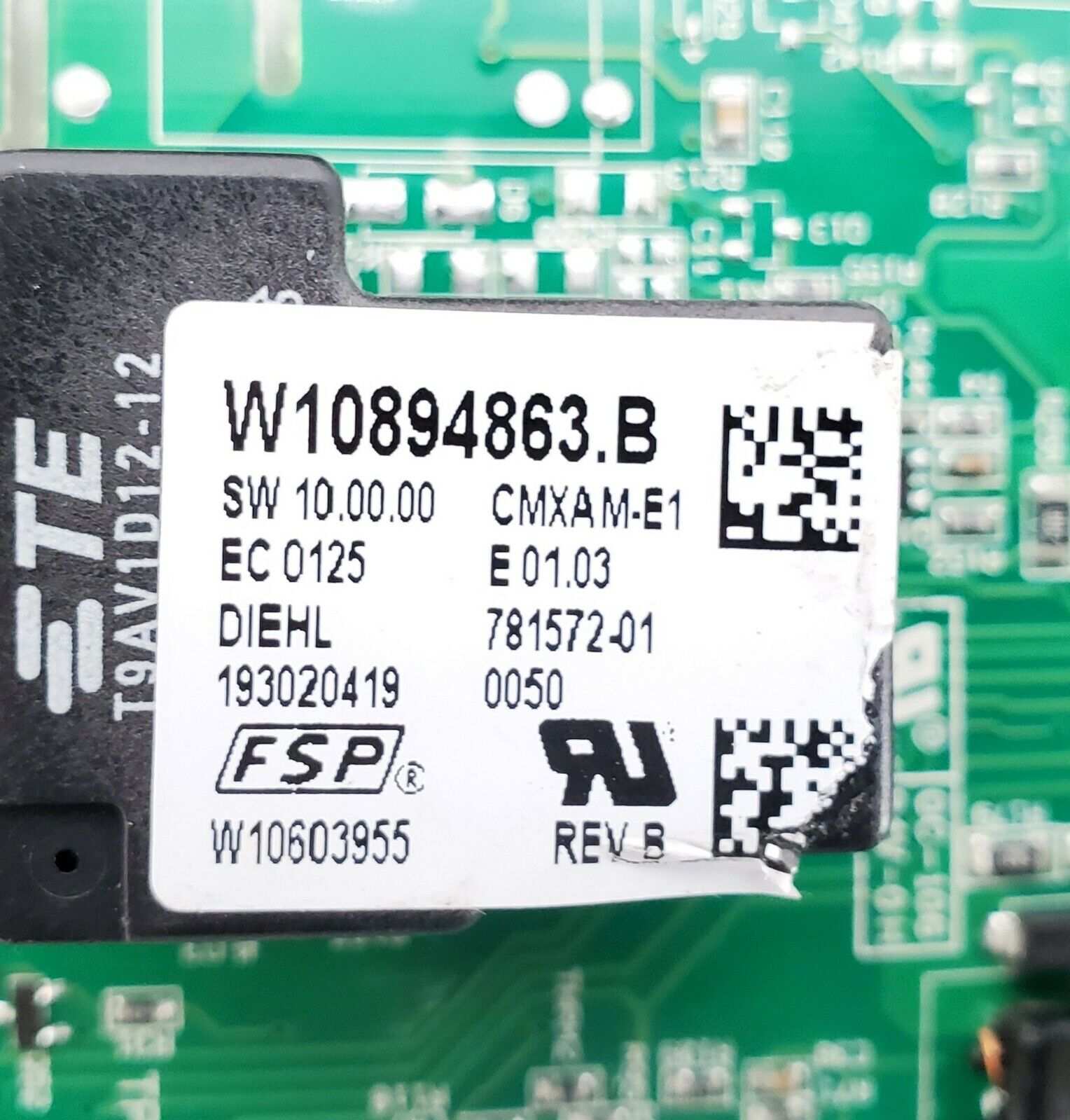 KitchenAid Range Control Board W10894863