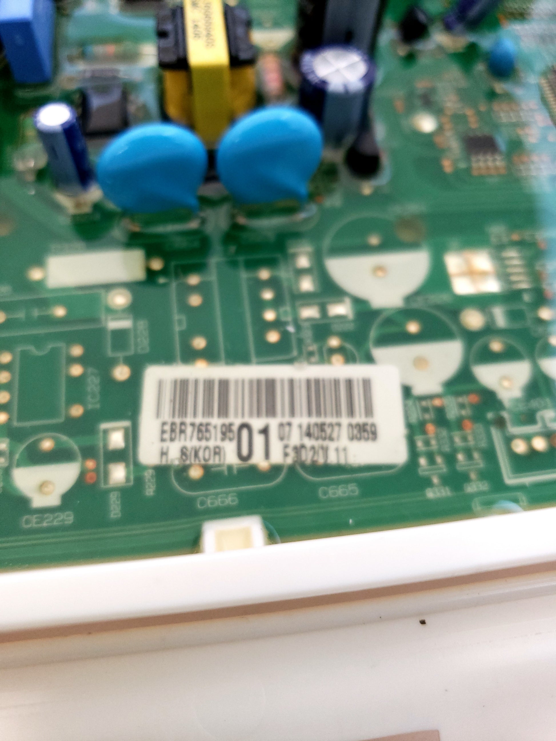 LG Dryer Control Board EBR76519501