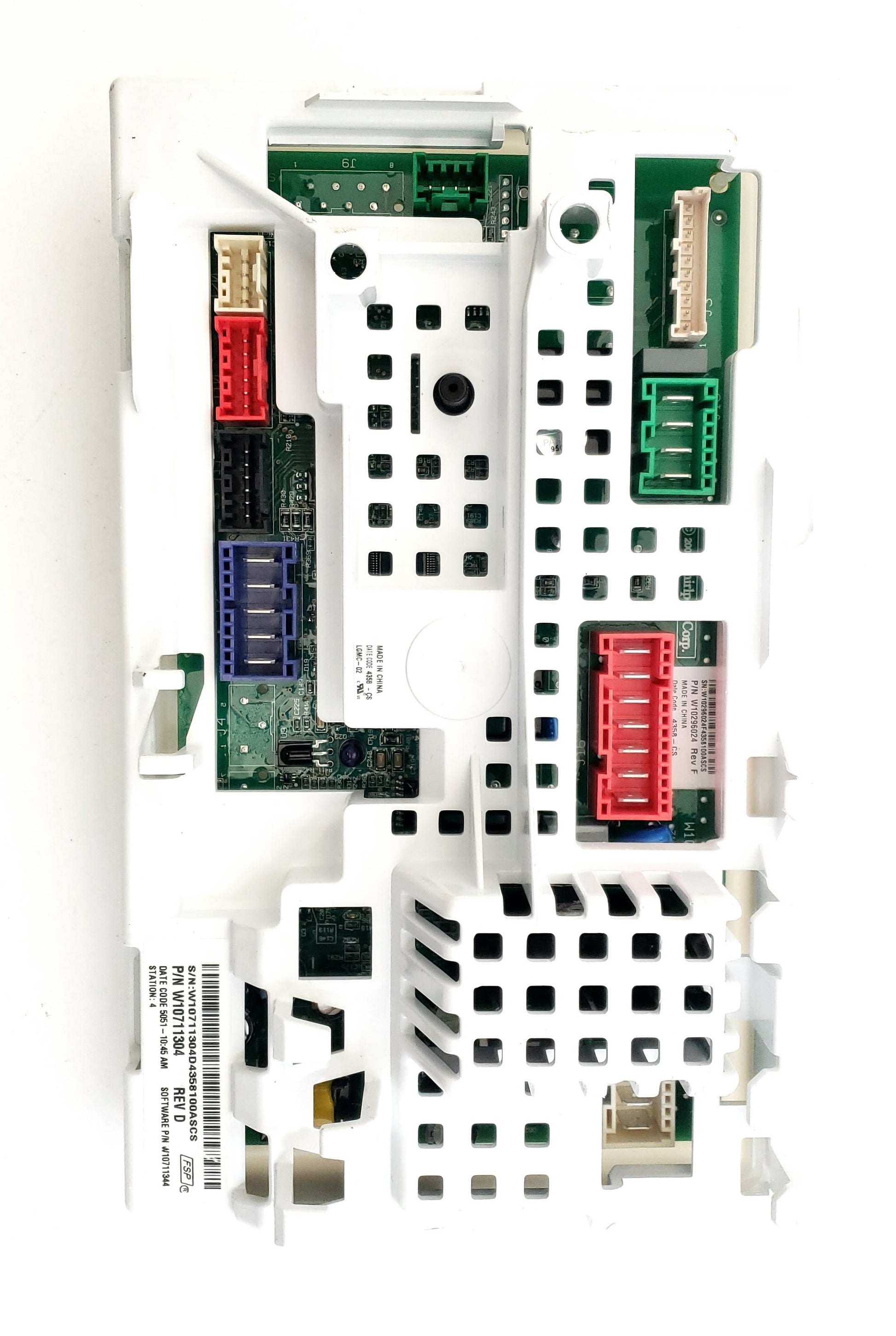 Whirlpool Washer Control Board W10711304