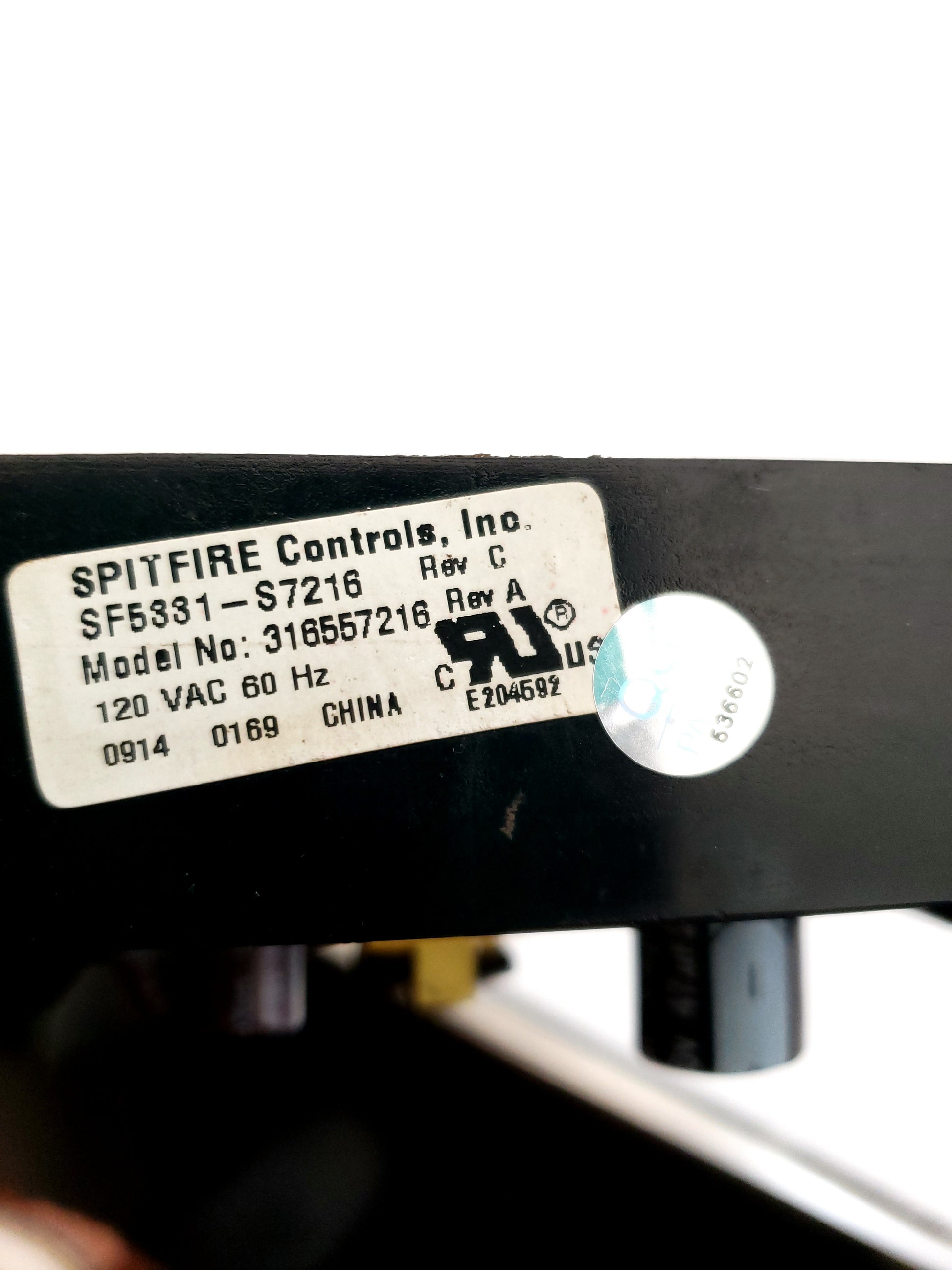 Frigidaire Range Control 316557216