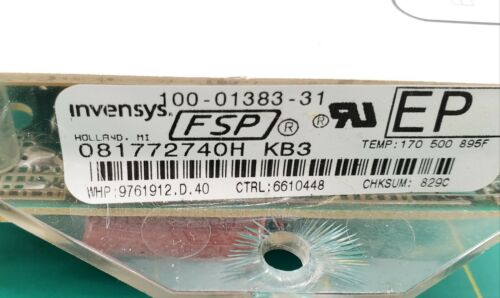 Whirlpool Range Oven Control 9761912