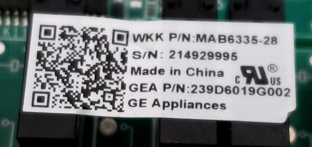 GE Refrigerator Control 239D6019G002
