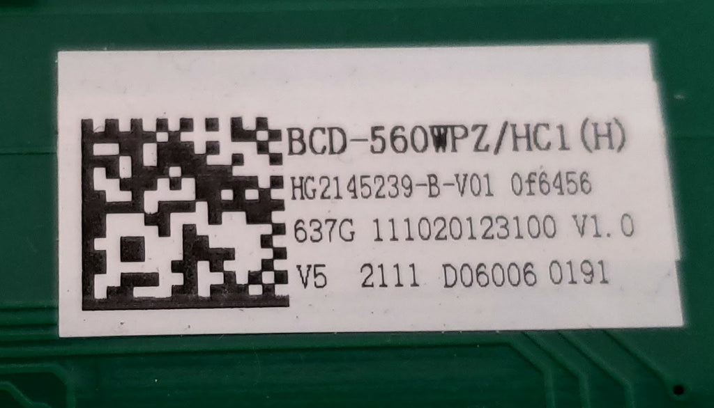 Hisense Refrigerator Control HG2145239