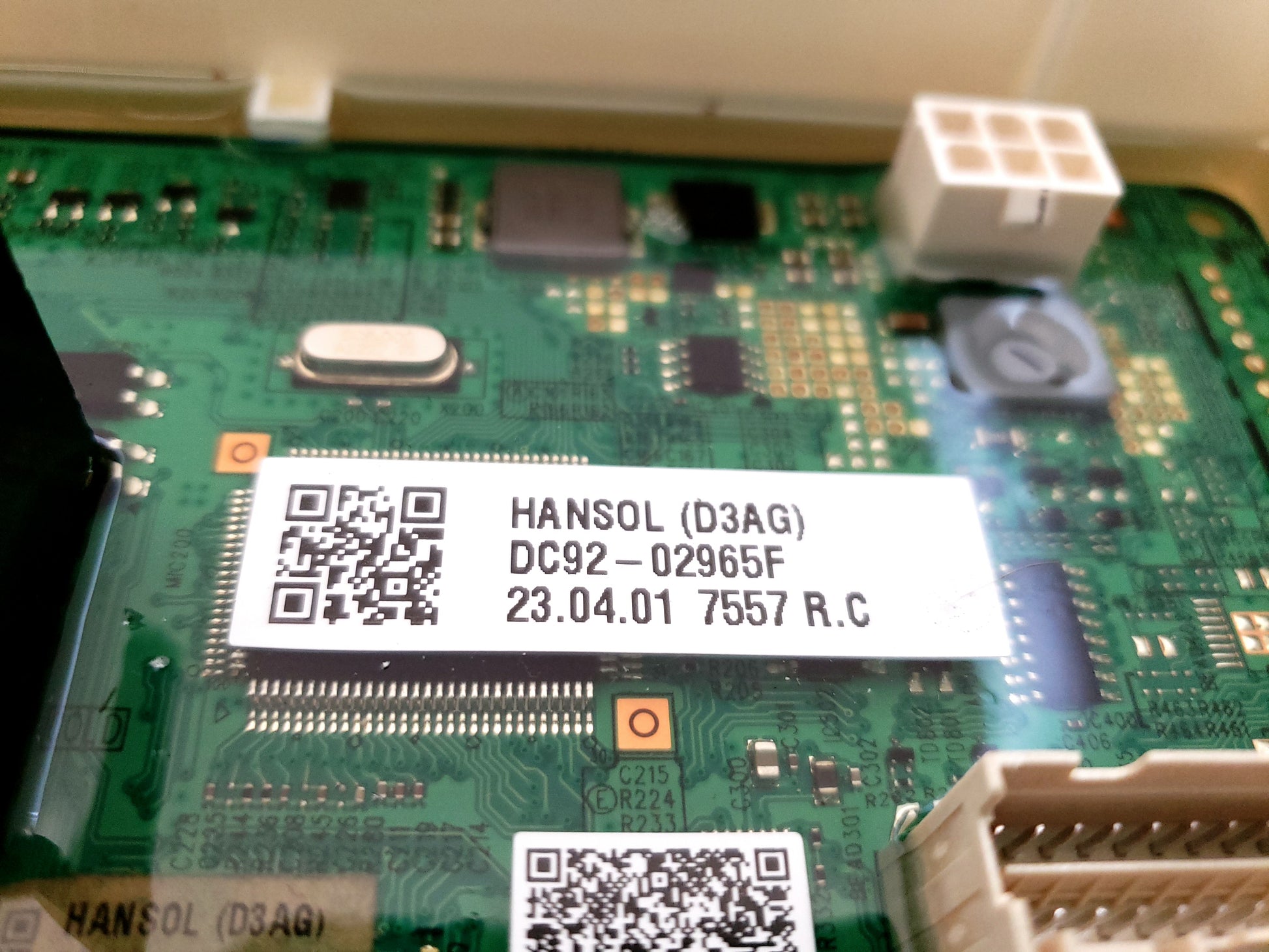 Samsung Washer Control Board DC92-02965F