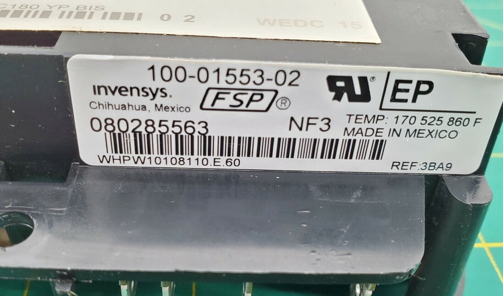 Whirlpool Range Control W10108110
