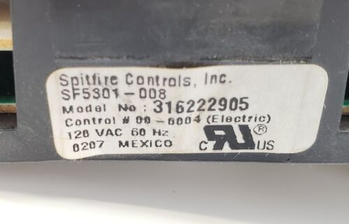 Frigidaire Range Control Board 316222905