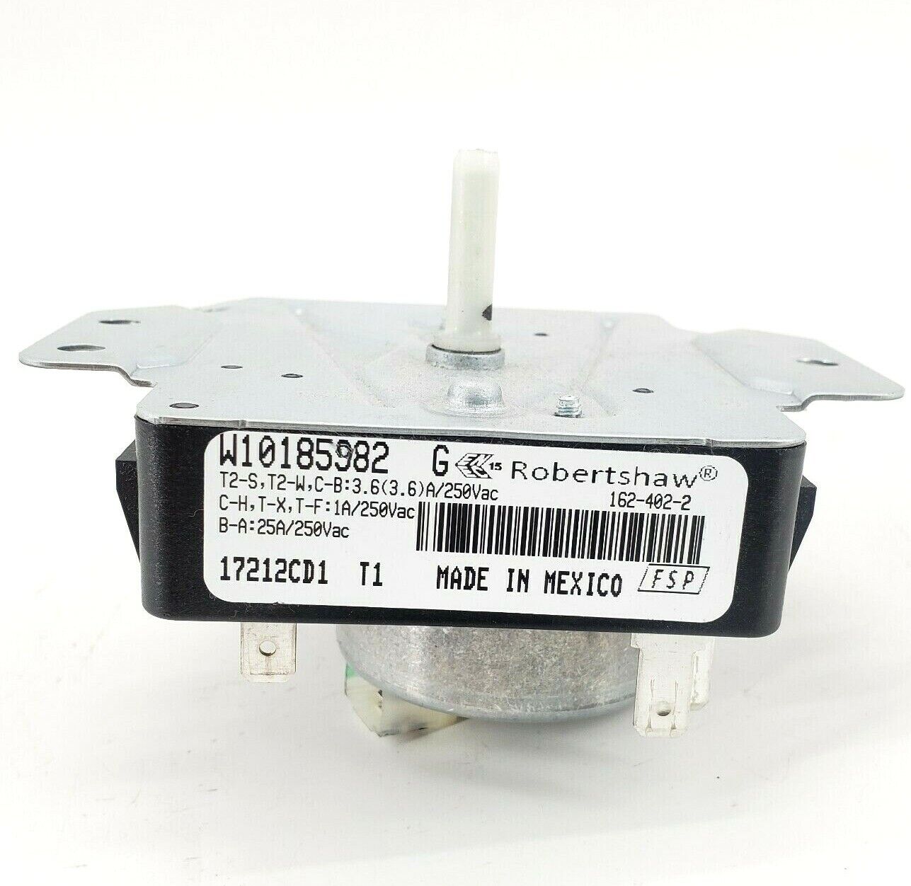 Whirlpool Dryer Timer W10185982
