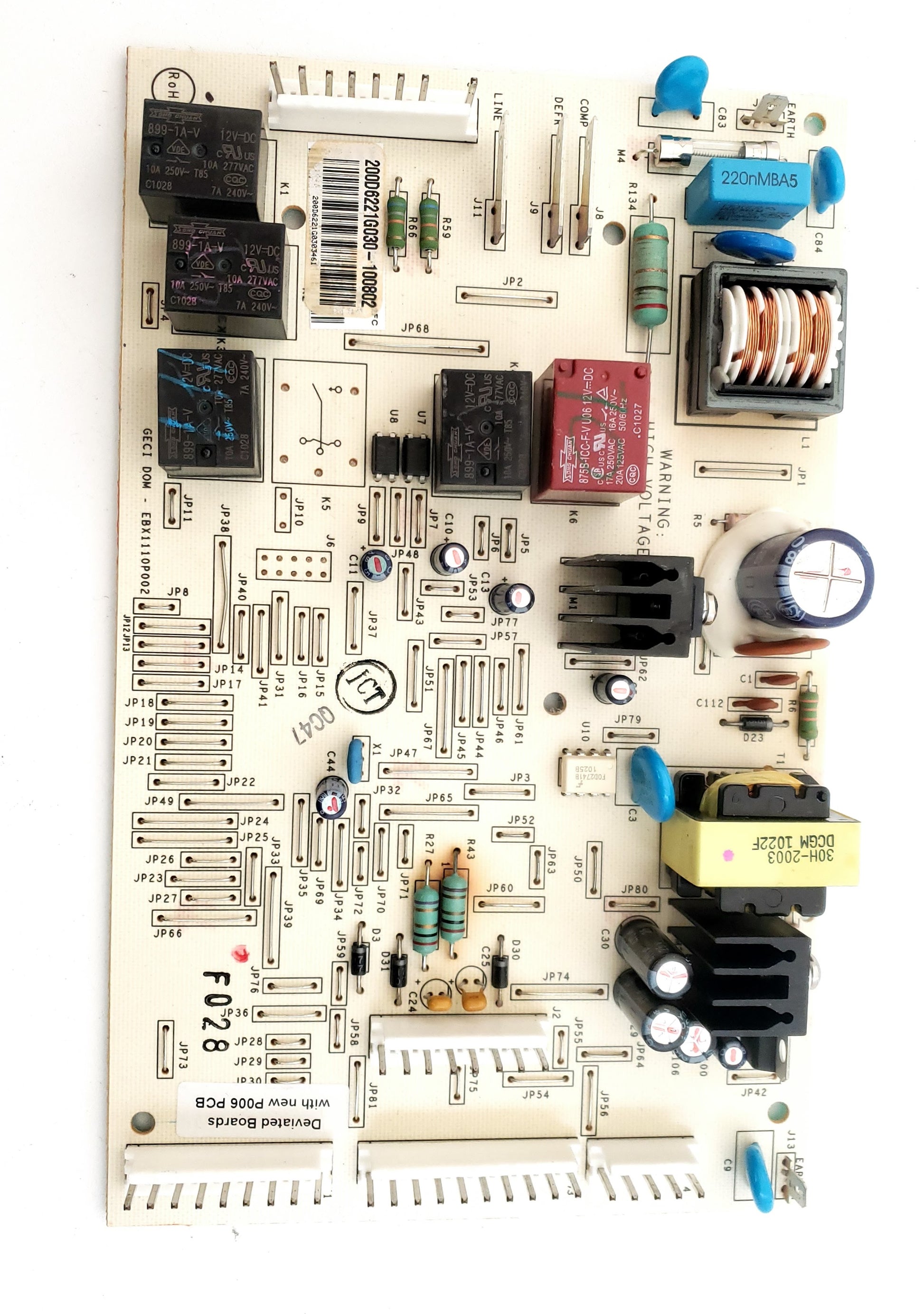GE Refrigerator Control 200D6221G030
