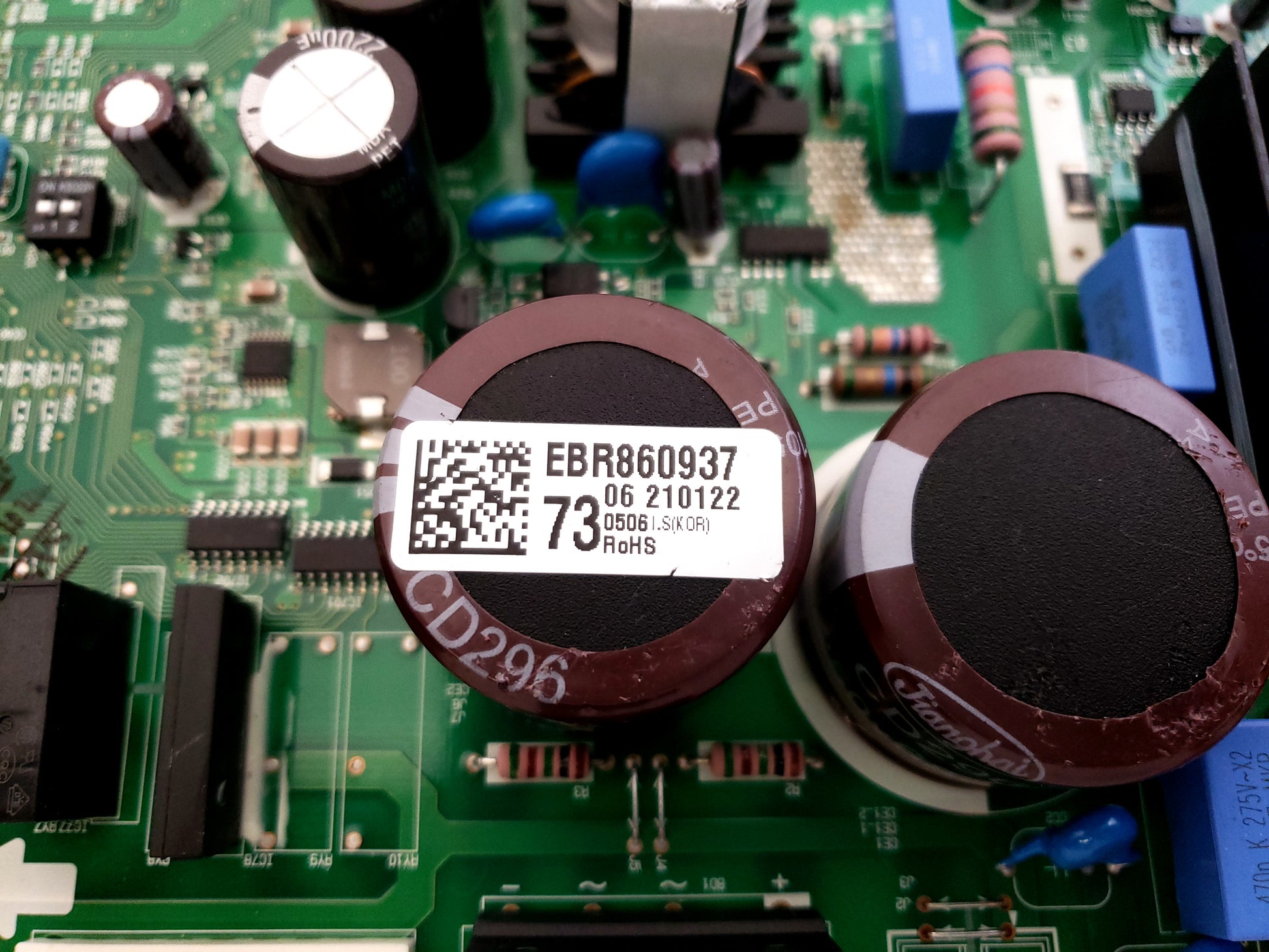 LG Refrigerator Control Board EBR86093773