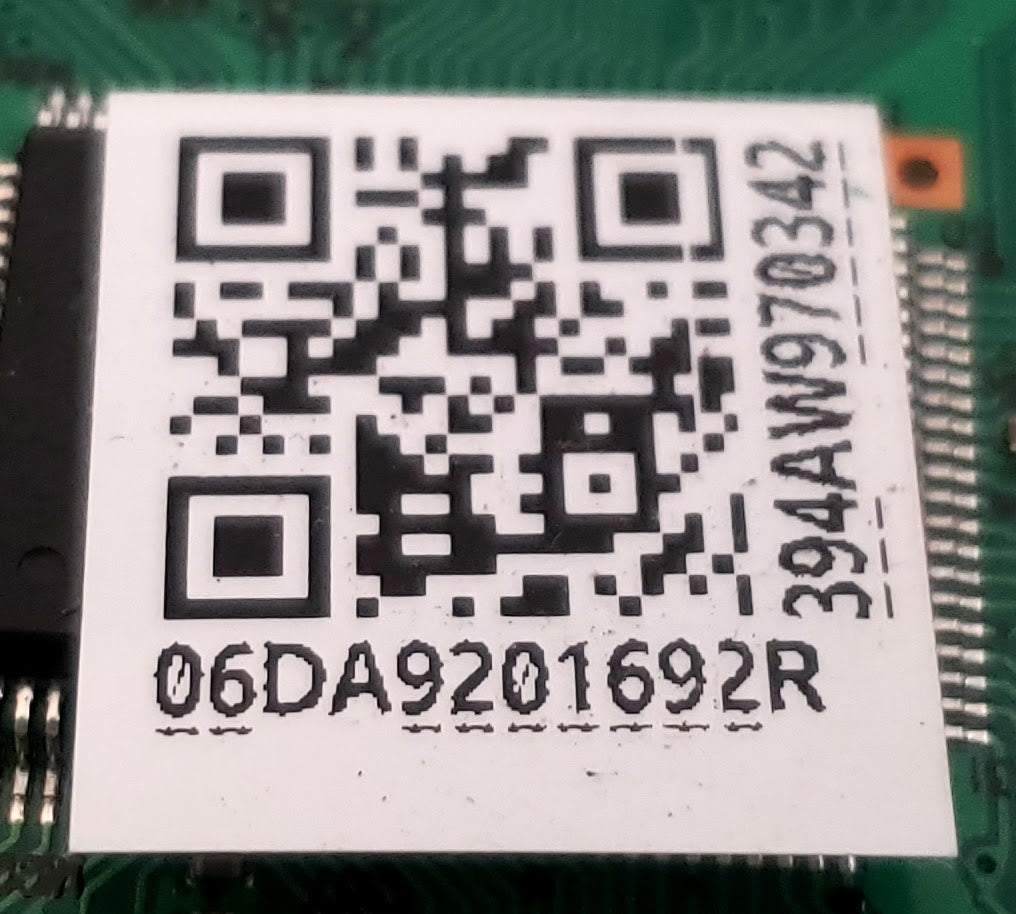 Samsung Refrigerator Control DA92-01692R