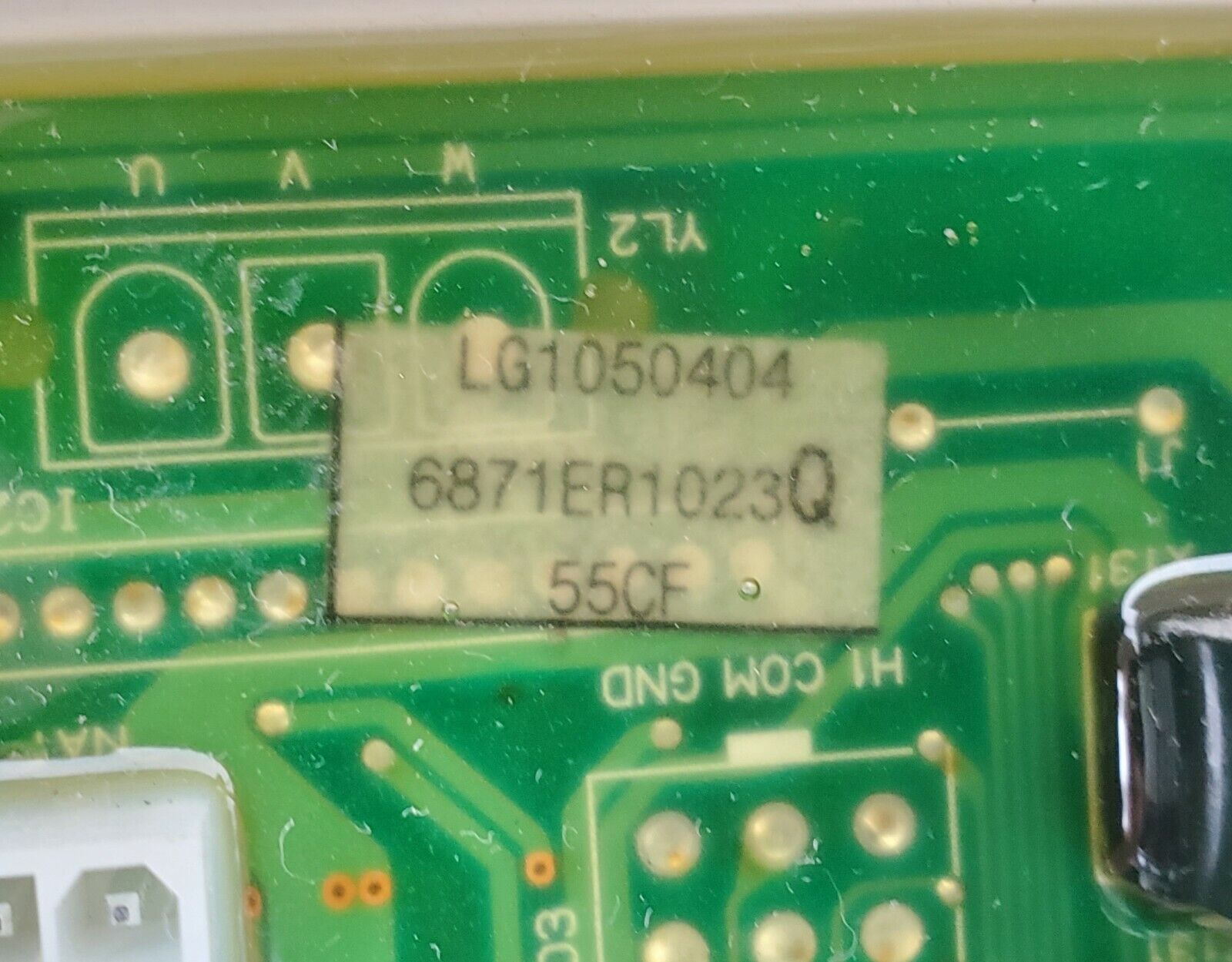LG Washer Control Board 6871ER1023Q