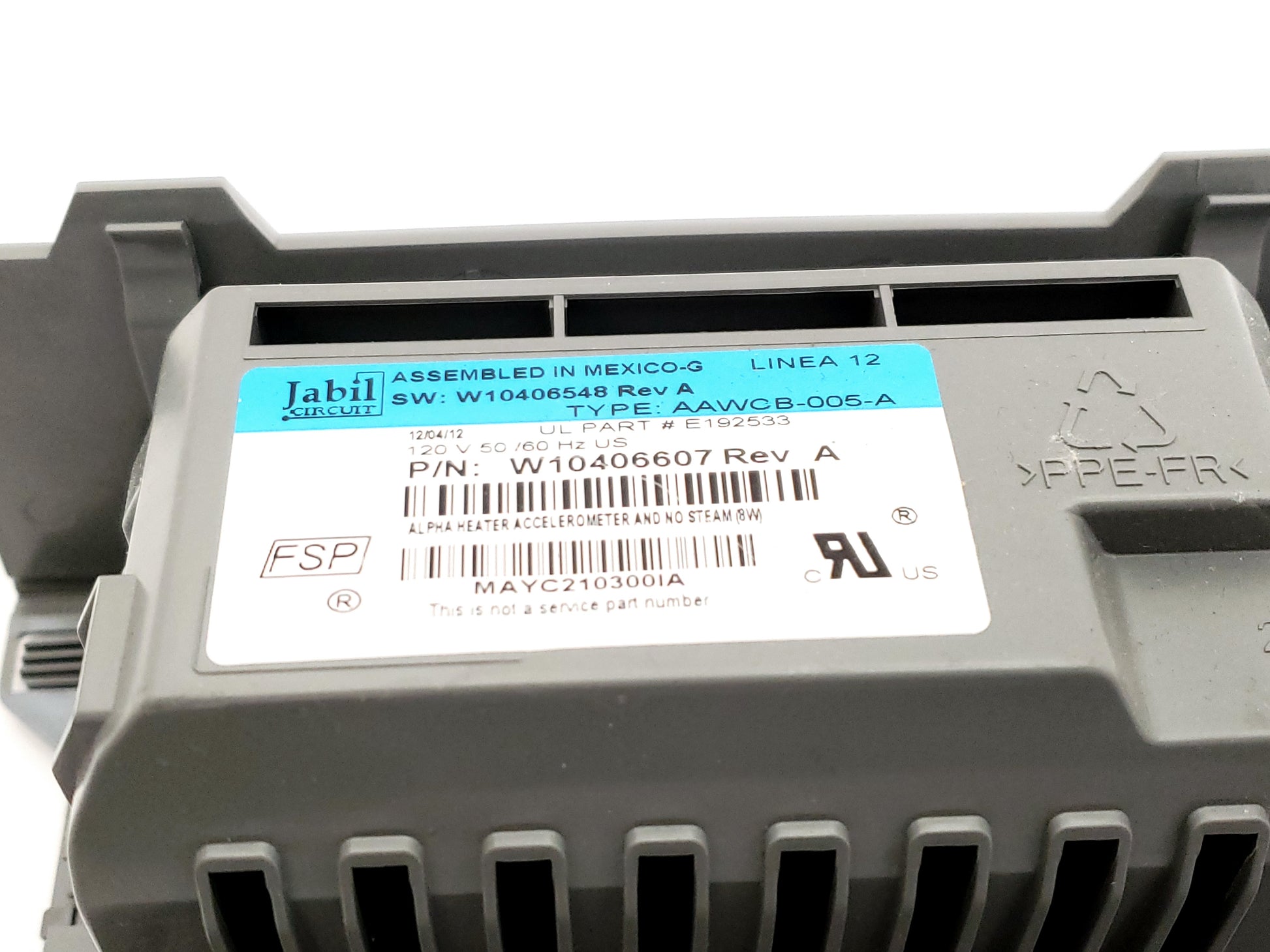Whirlpool Washer Control W10406548 W10406607