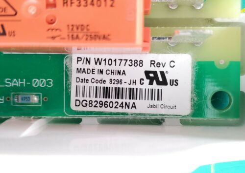Whirlpool Dryer Control Board W10177388