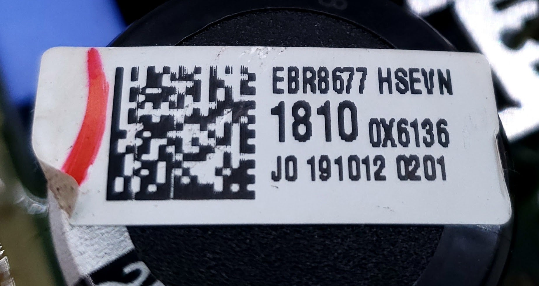 LG Washer Control  EBR86771810