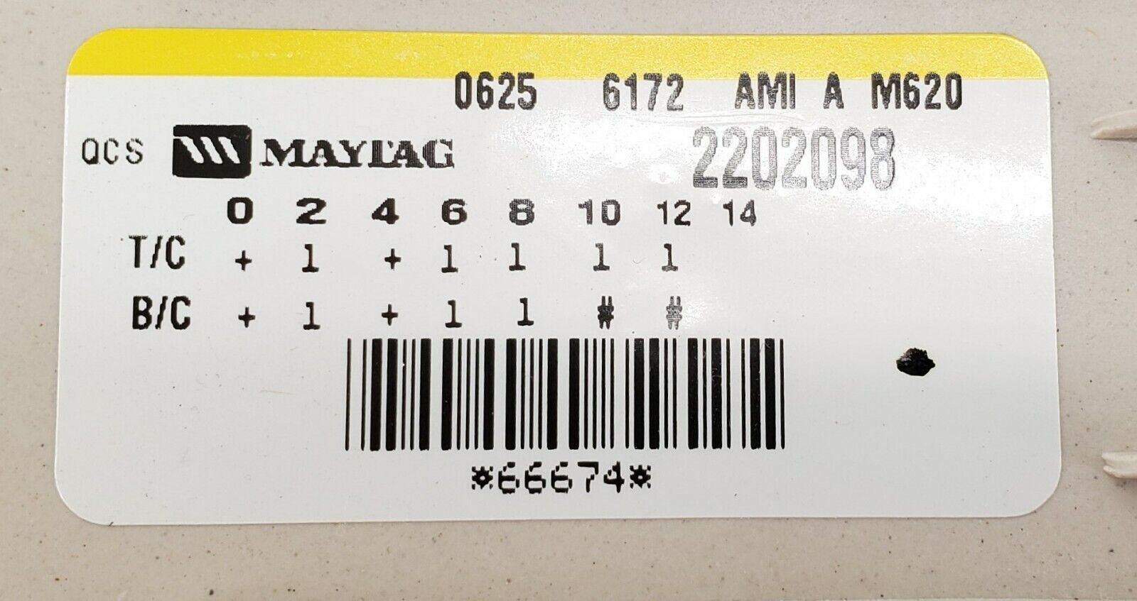 Maytag Washer Timer 2202098