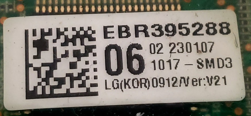 LG Dryer Control EBR39528806