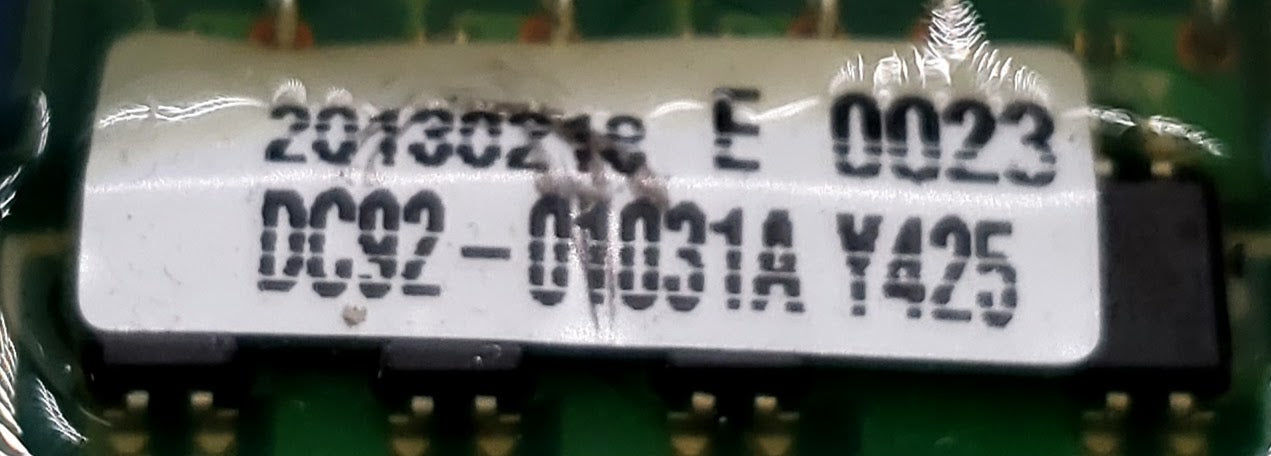 Samsung Dryer Control DC92-01031A