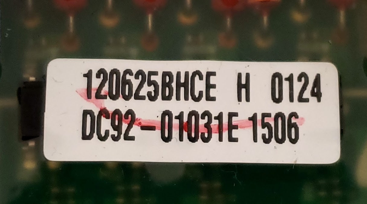 Samsung Dryer Control DC92-01031E