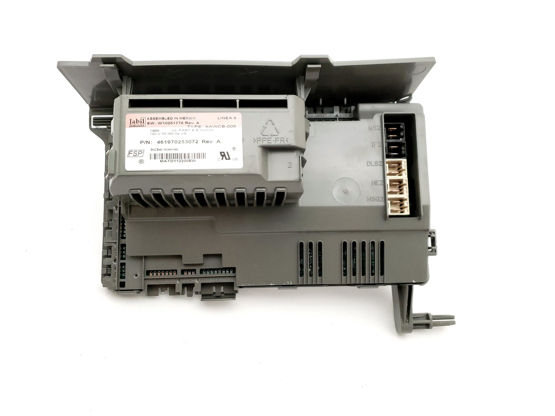 Whirlpool Washer Control W10251776