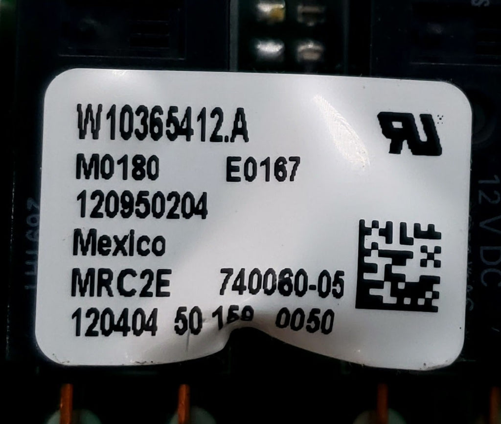 Whirlpool Range Control  W10365412