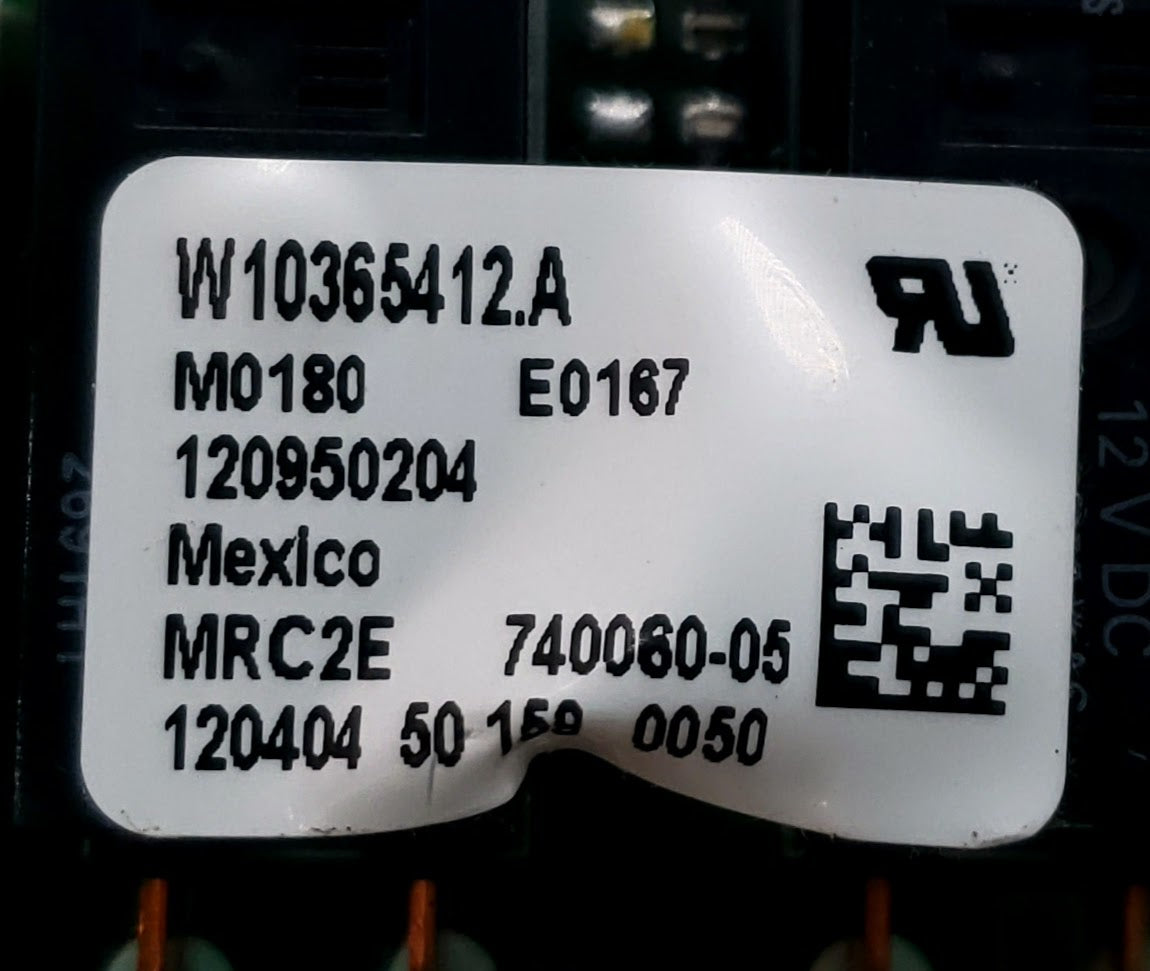 Whirlpool Range Control  W10365412