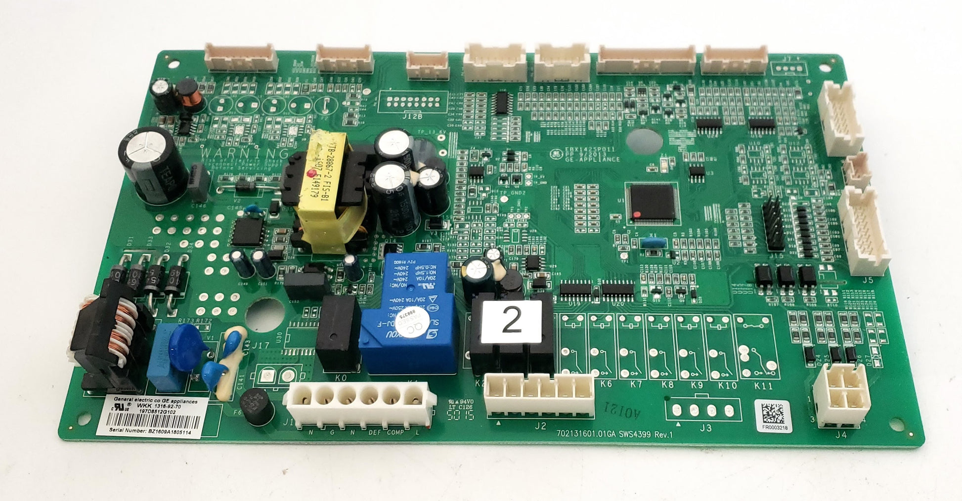 GE Refrigerator Control 197D8512G102
