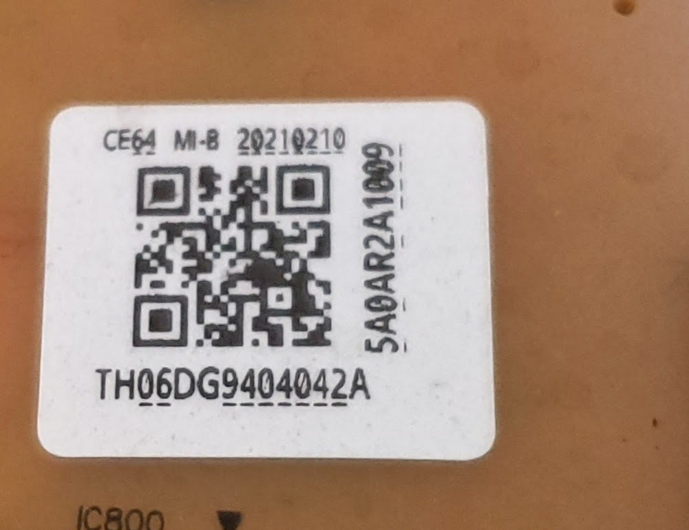 Samsung Range Control DG94-04042A