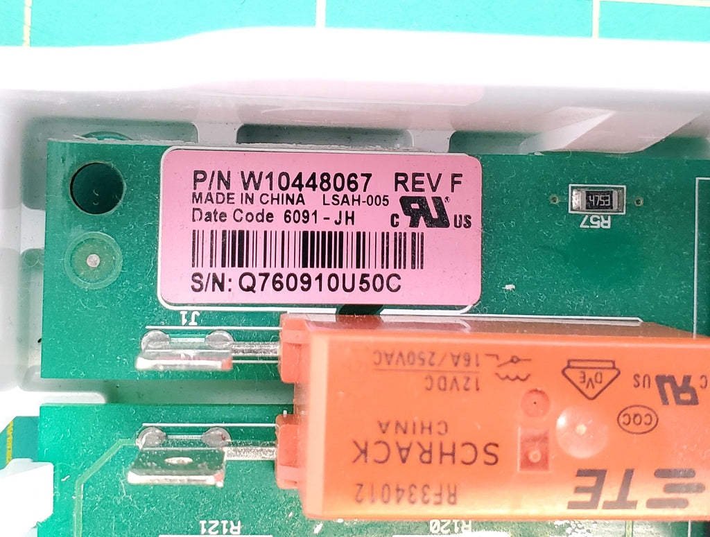 Whirlpool Dryer Control Board  W10448067