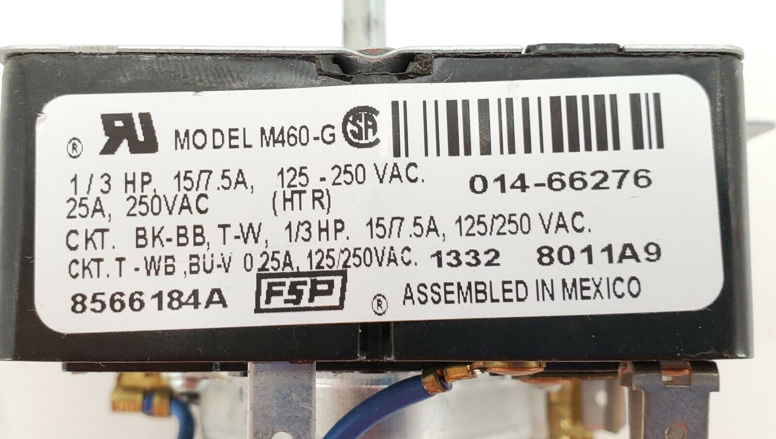 Whirlpool Dryer Timer 8566184