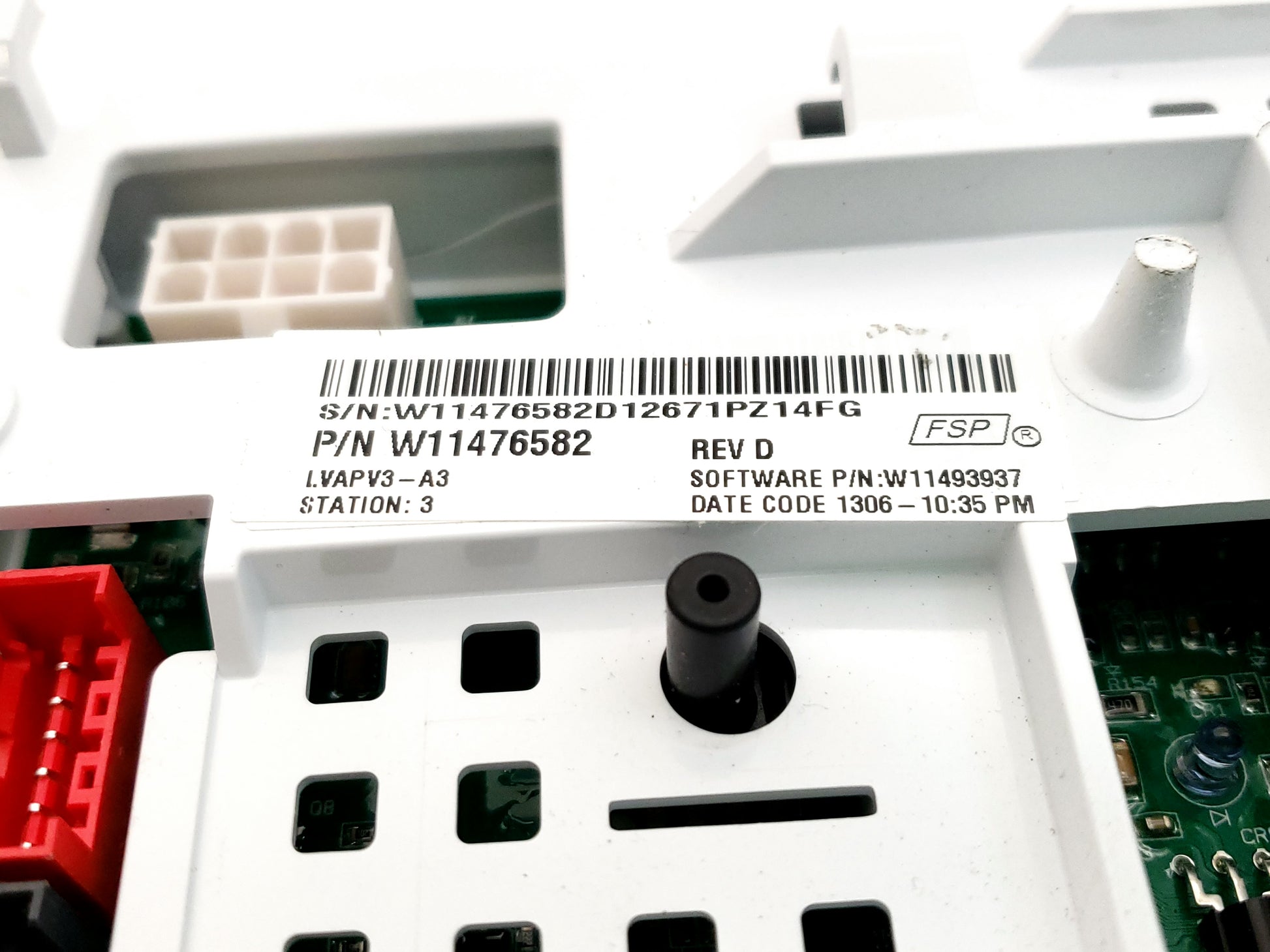 Whirlpool Washer Control W11476582