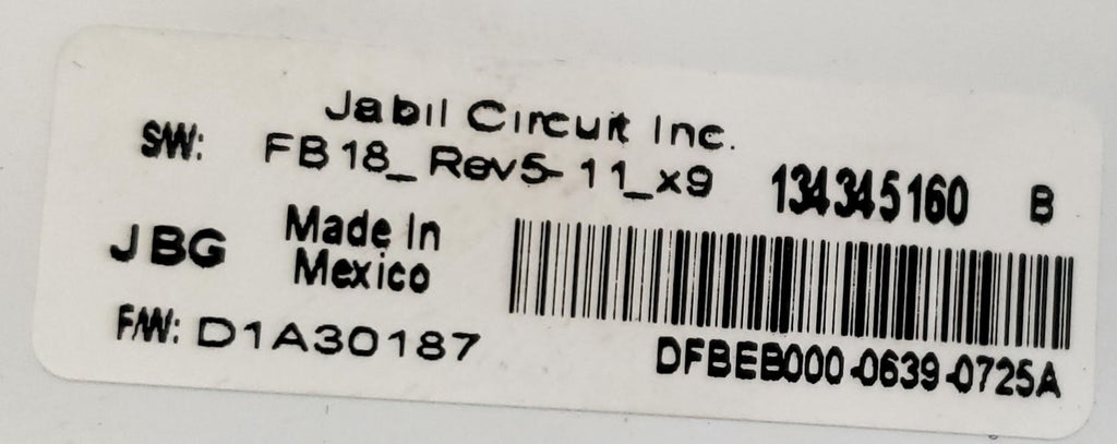 Frigidaire Dryer Control Board 134345160