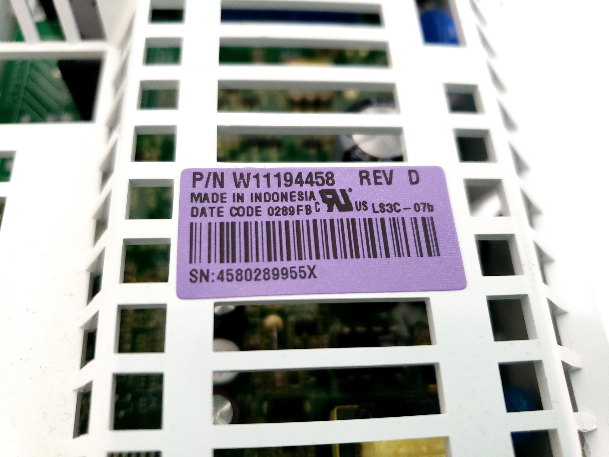 Whirlpool Dryer Control W11194458